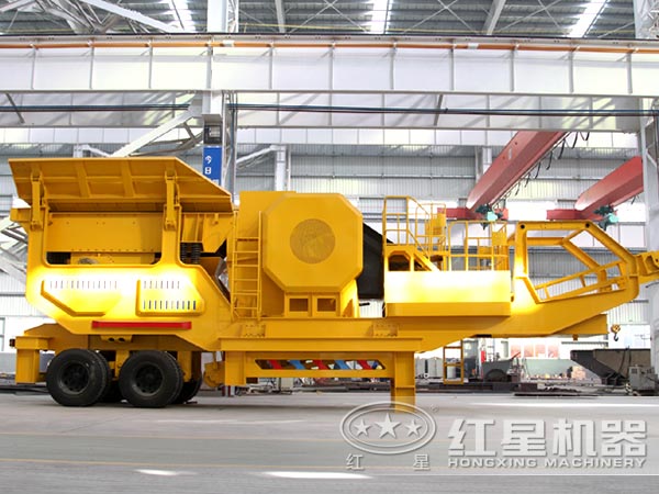 輪胎移動式建筑垃圾破碎機(jī)