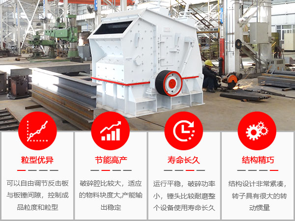 反擊式細碎機生產優(yōu)勢